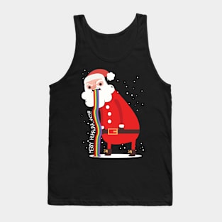 Merry Huhuua..mas Ugly Santa Tank Top